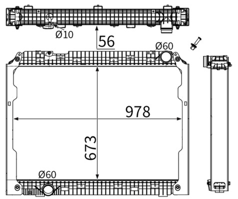 Mahle Original Radiateur CR 2221 001S