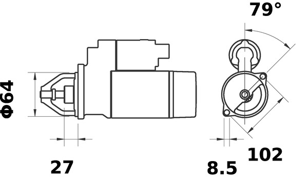 Mahle Original Starter MS 35