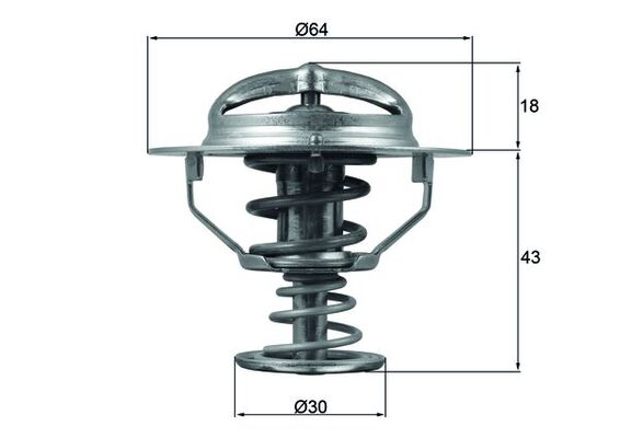 Mahle Original Thermostaat TX 114 82D