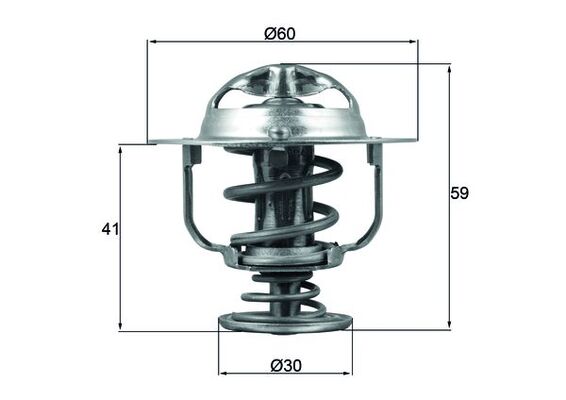 Mahle Original Thermostaat TX 177 82D