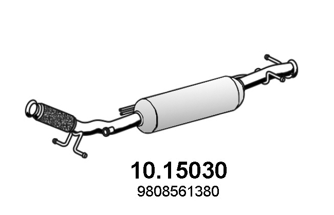 Asso Roetfilter, uitlaatinstallatie 10.15030
