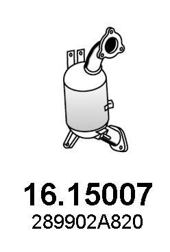 Asso Roetfilter, uitlaatinstallatie 16.15007