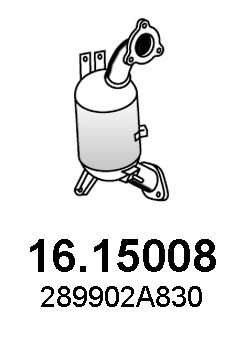 Asso Roetfilter, uitlaatinstallatie 16.15008