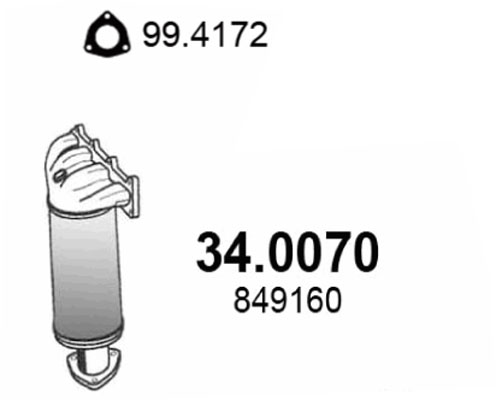Asso Katalysator 34.0070