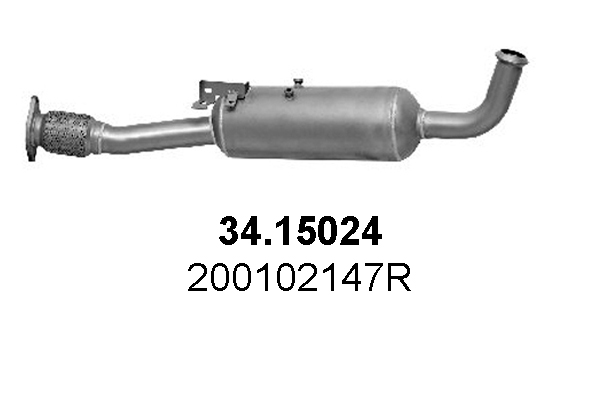 Asso Roetfilter, uitlaatinstallatie 34.15024
