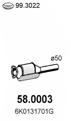 Asso Katalysator 58.0003