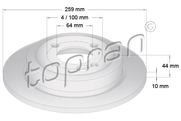 Topran Remschijven 501 015