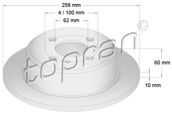 Topran Remschijven 500 557