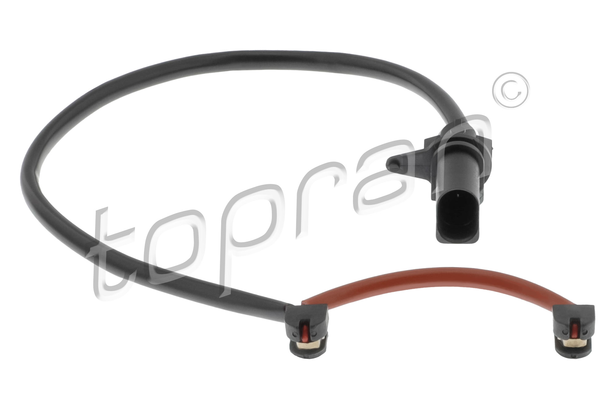 Topran Waarschuwingscontact, remvoering-/blokslijtage 121 014