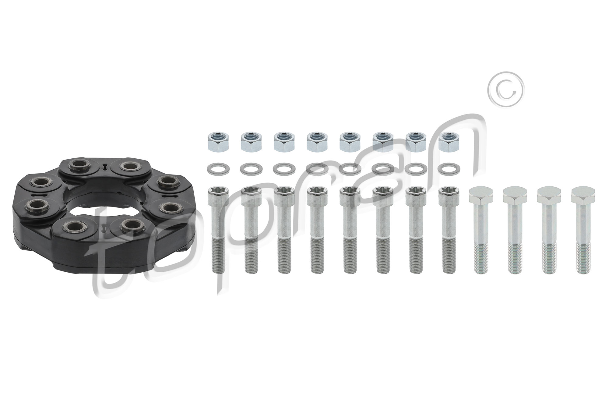 Topran Rubber askoppeling / Hardyschijf 410 040