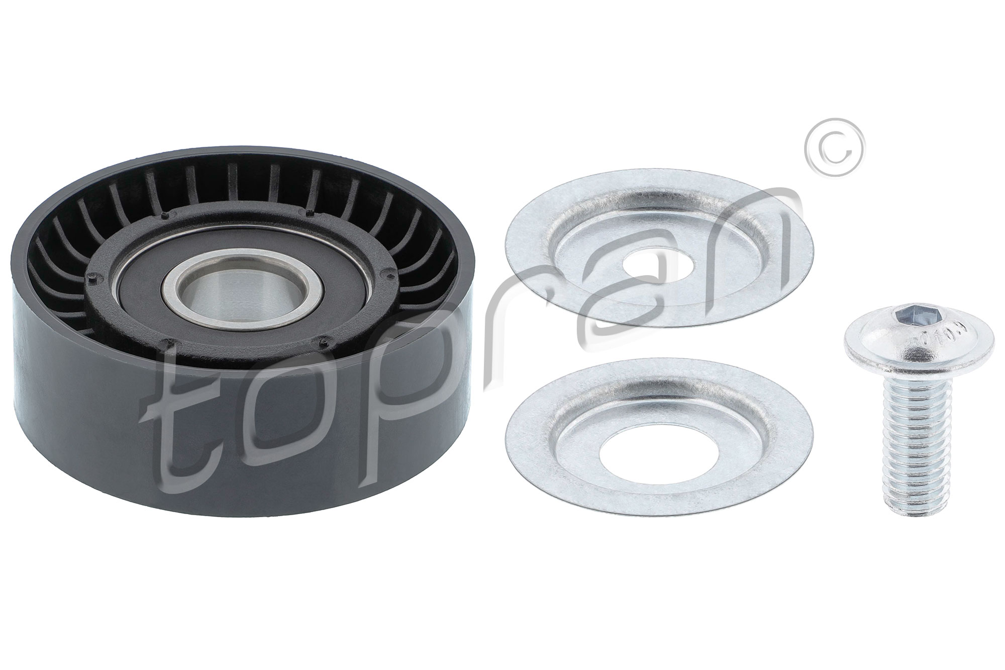 Topran Geleide rol/omdraairol, Poly V-riem 822 059