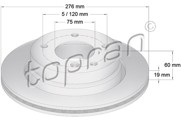 Topran Remschijven 500 577