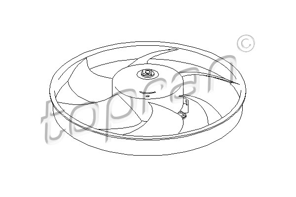 Topran Ventilatorwiel-motorkoeling 721 518