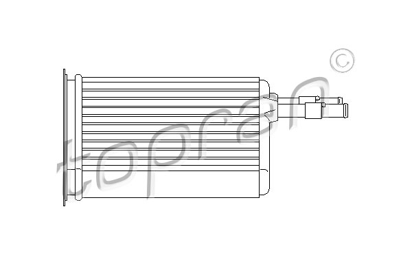 Topran Kachelradiateur 721 423