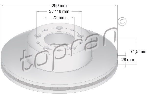 Topran Remschijven 722 458