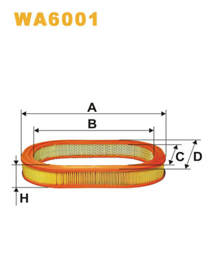 Wix Filters Luchtfilter WA6001