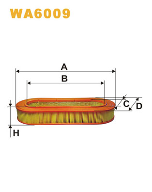 Wix Filters Luchtfilter WA6009