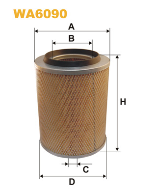 Wix Filters Luchtfilter WA6090