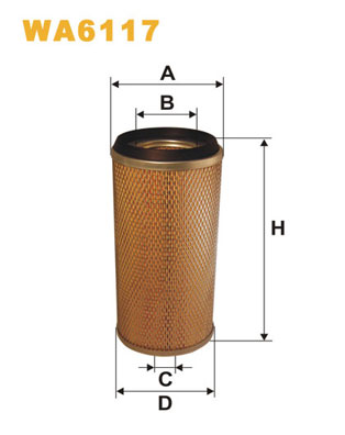 Wix Filters Luchtfilter WA6117