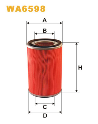 Wix Filters Luchtfilter WA6598