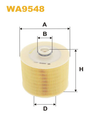 Wix Filters Luchtfilter WA9548