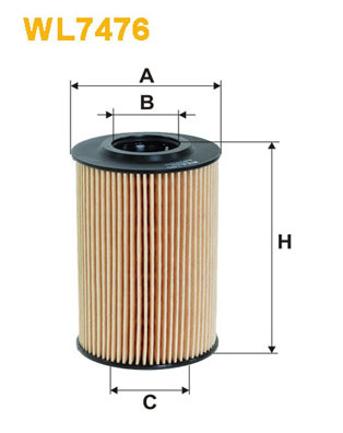 Wix Filters Oliefilter WL7476