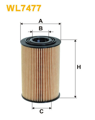 Wix Filters Oliefilter WL7477