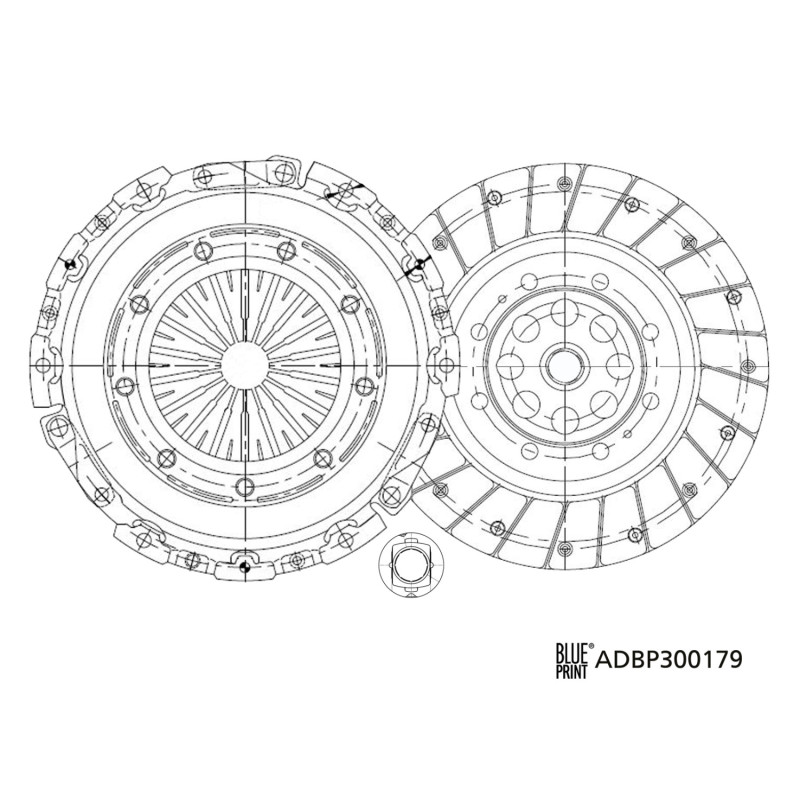 Blue Print Koppelingsset ADBP300179