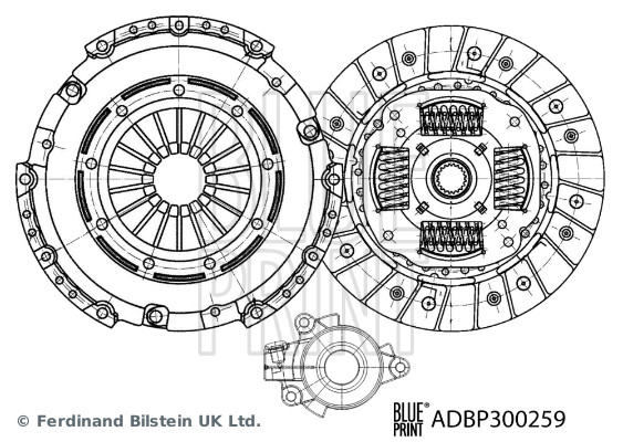 Blue Print Koppelingsset ADBP300259