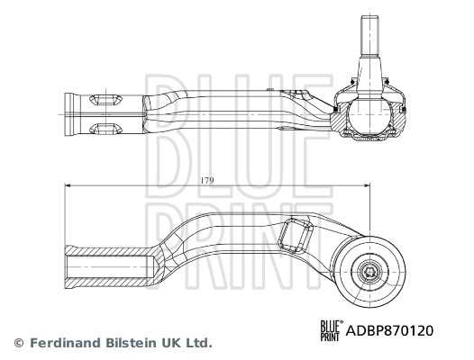 Blue Print Spoorstangeind ADBP870120