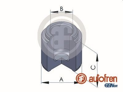 Autofren Seinsa Remzadel/remklauw zuiger D025118