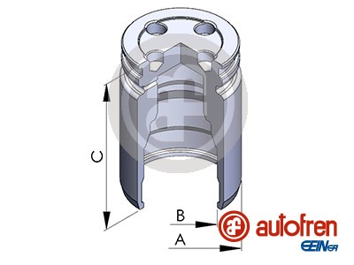 Autofren Seinsa Remzadel/remklauw zuiger D025241