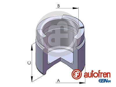Autofren Seinsa Remzadel/remklauw zuiger D025315