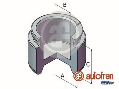 Autofren Seinsa Remzadel/remklauw zuiger D025328