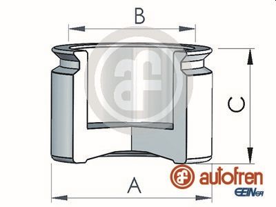 Autofren Seinsa Remzadel/remklauw zuiger D025444