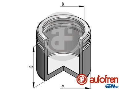 Autofren Seinsa Remzadel/remklauw zuiger D025548