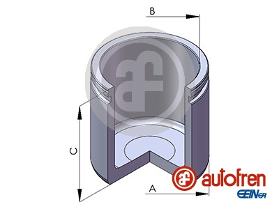 Autofren Seinsa Remzadel/remklauw zuiger D02555