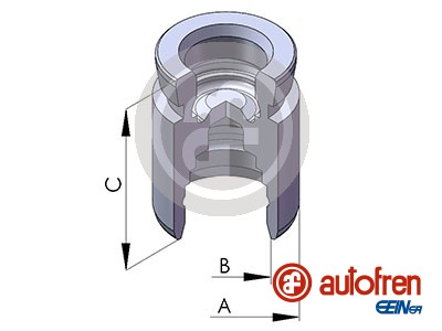 Autofren Seinsa Remzadel/remklauw zuiger D025652