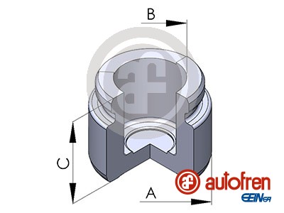 Autofren Seinsa Remzadel/remklauw zuiger D025672