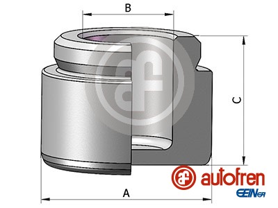 Autofren Seinsa Remzadel/remklauw zuiger D025753