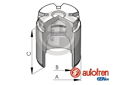 Autofren Seinsa Remzadel/remklauw zuiger D02578