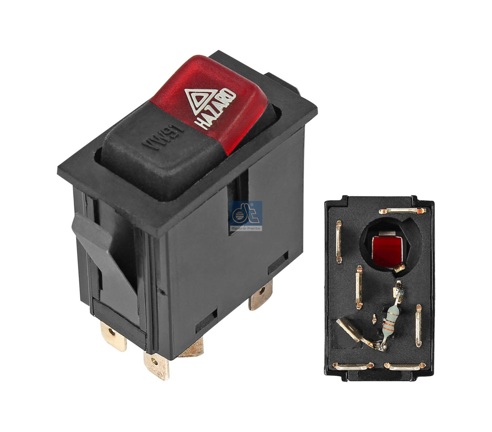 Dt Spare Parts Alarmlicht schakelaar 3.33341
