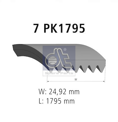Dt Spare Parts Poly V-riem 6.31543
