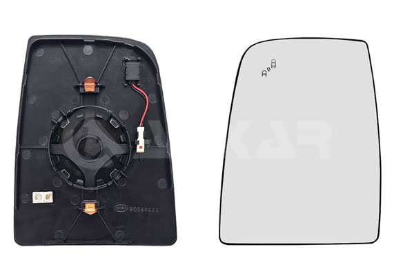 Alkar Spiegelglas, buitenspiegel 6435734