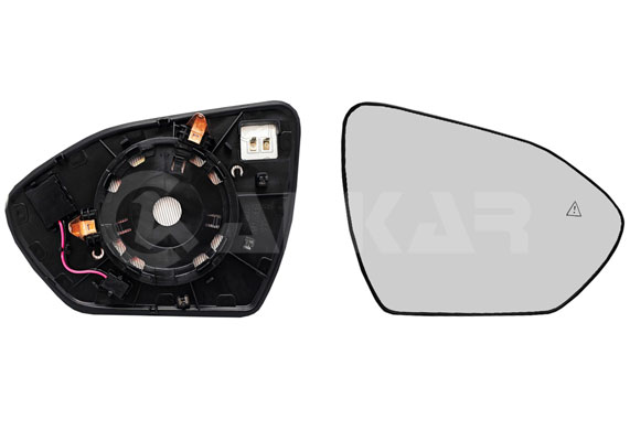 Alkar Spiegelglas, buitenspiegel 6450758