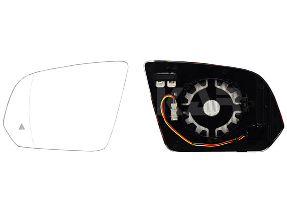 Alkar Spiegelglas, buitenspiegel 6451711