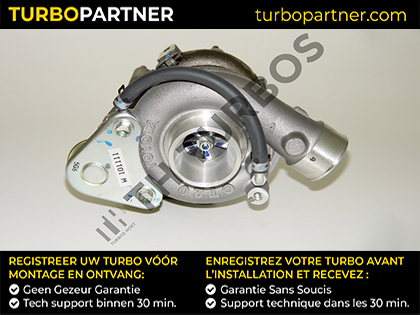 Turboshoet Turbolader 1100704