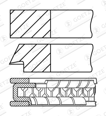 Goetze Engine Zuigerveren 08-141307-30