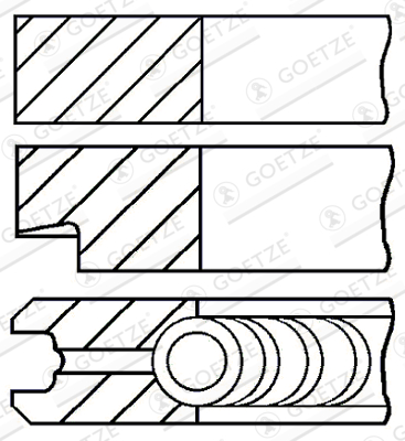 Goetze Engine Zuigerveren 08-206808-40