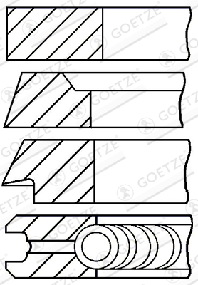 Goetze Engine Zuigerveren 08-214807-10